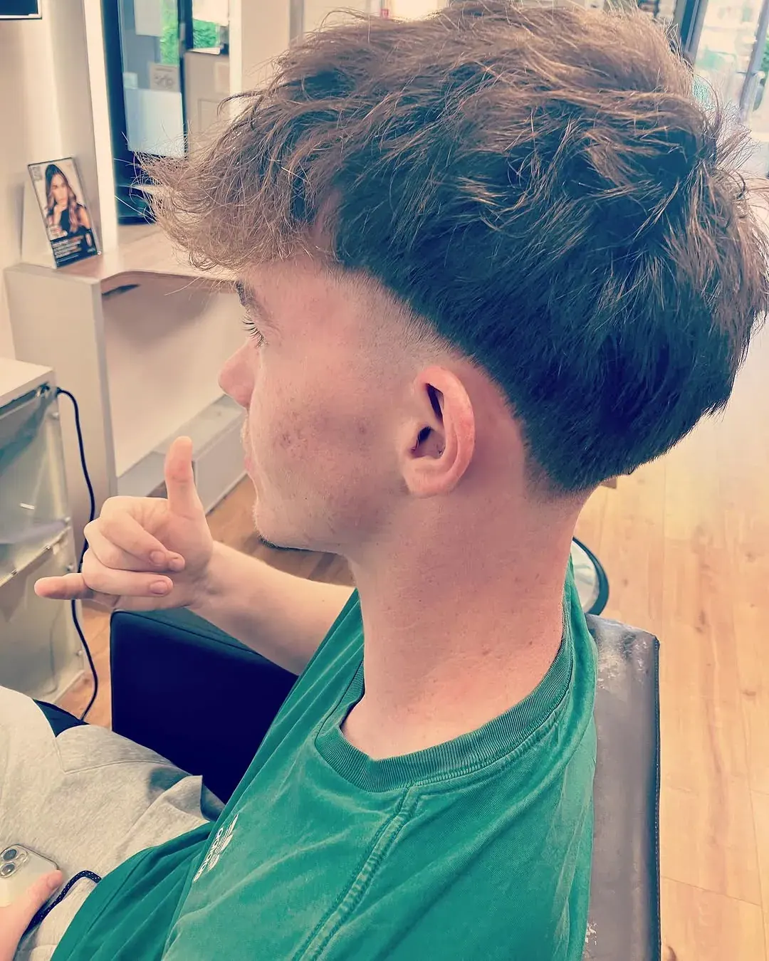 Coupe homme dégradée