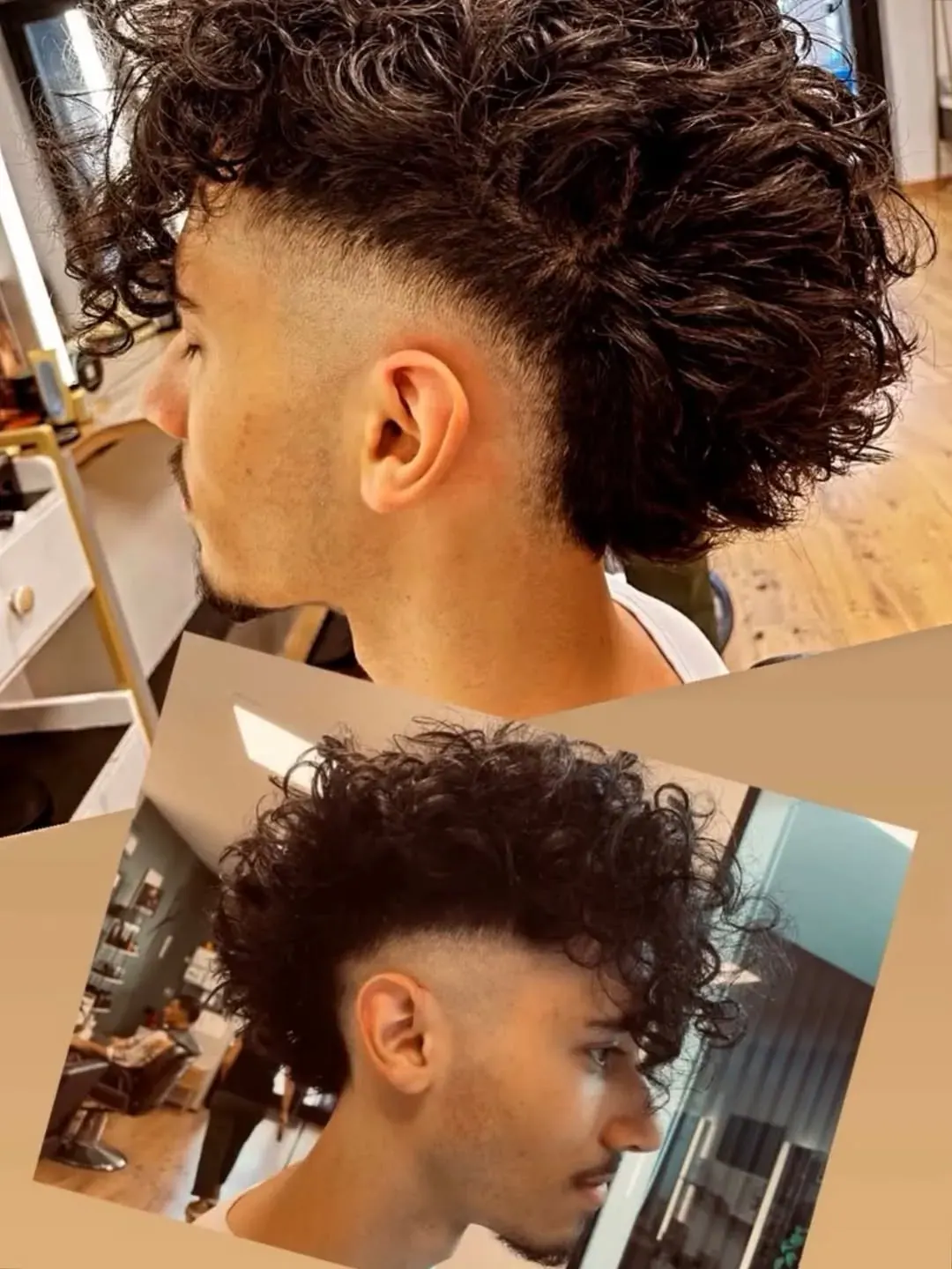 Boucles et dégradé, un style affirmé