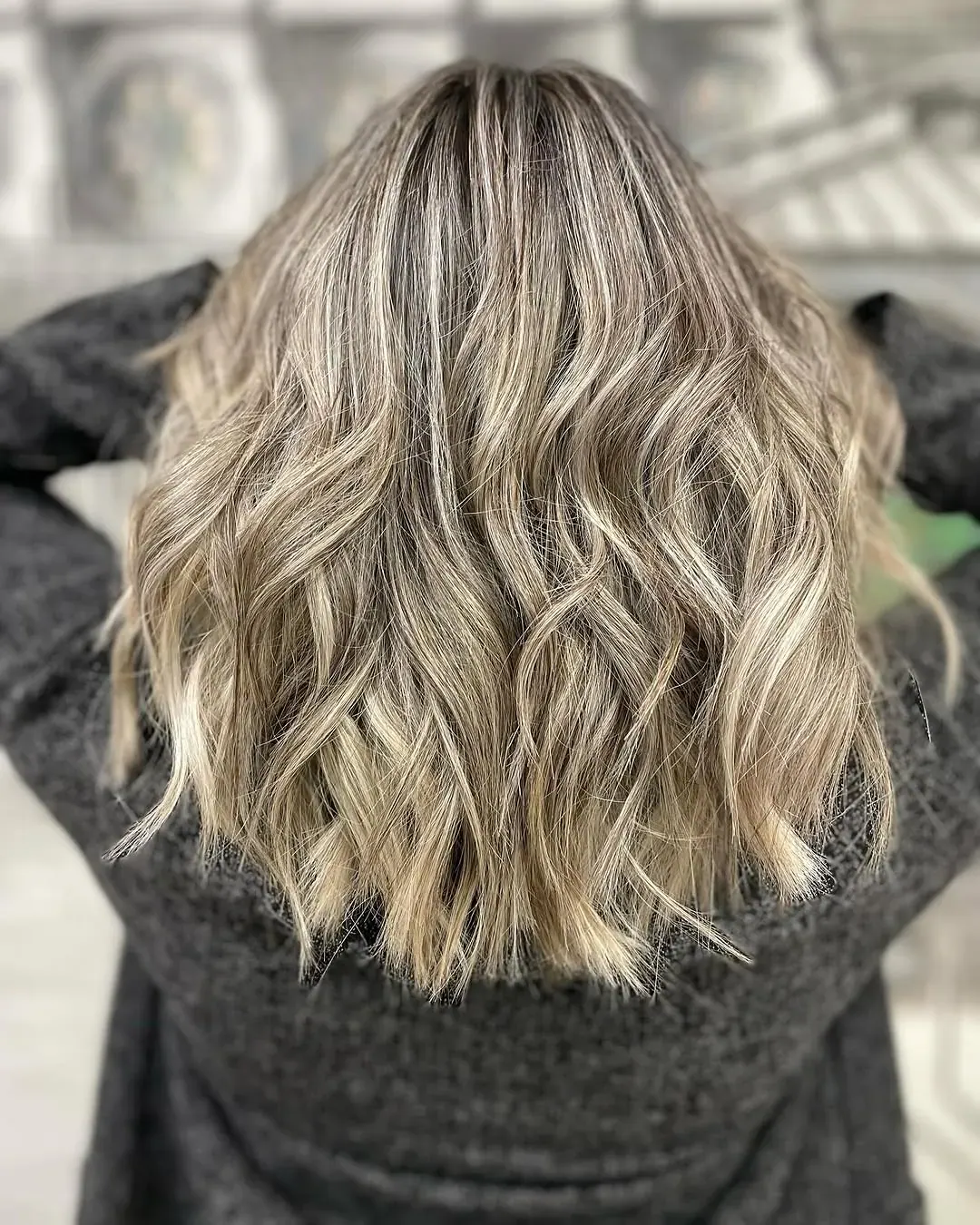 Couleur réalisée au salon